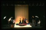 L-R) Deborah Burrell, Sheryl Lee Ralph and Loretta Devine posing for VOGUE spread in a scene from the Broadway production of the musical "Dreamgirls." (New York)