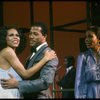 L-R) Deborah Burrell, Tony Franklin, Cleavant Derricks and Loretta Devine in a scene from the Broadway production of the musical "Dreamgirls." (New York)
