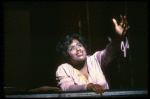 Jennifer Holliday singing "And I Am Telling You I'm Not Going" in a scene from the Broadway production of the musical "Dreamgirls." (New York)
