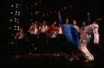 Cast performing "Steppin' To The Bad Side" in a scene from the Broadway production of the musical "Dreamgirls." (New York)