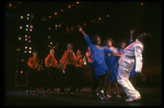 Cast performing "Steppin' To The Bad Side" in a scene from the Broadway production of the musical "Dreamgirls." (New York)