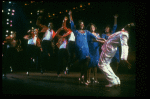 Cast performing "Steppin' To The Bad Side" in a scene from the Broadway production of the musical "Dreamgirls." (New York)