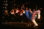 Cast performing "Steppin' To The Bad Side" in a scene from the Broadway production of the musical "Dreamgirls." (New York)