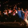 Cast performing "Steppin' To The Bad Side" in a scene from the Broadway production of the musical "Dreamgirls." (New York)