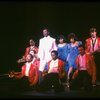 Cast performing "Steppin' To The Bad Side" in a scene from the Broadway production of the musical "Dreamgirls." (New York)