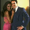 Ben Harney and Sheryl Lee Ralph singing "When I First Saw You" for TV commercial of the Broadway production of the musical "Dreamgirls." (New York)