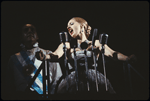 Patti LuPone as Eva Peron singing "Don't Cry For Me, Argentina" in a scene from the Broadway production of the musical "Evita." (New York)
