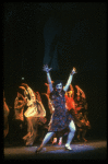 Patti LuPone as Eva Peron singing "Buenos Aires" in a scene from the Broadway production of the musical "Evita." (New York)