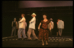 Patti LuPone as Eva Peron singing "Buenos Aires" in a scene from the Broadway production of the musical "Evita." (New York)