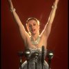 Patti LuPone as Eva Peron posing for ad for the Broadway production of the musical "Evita." (New York)