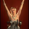 Patti LuPone as Eva Peron posing for ad for the Broadway production of the musical "Evita." (New York)