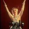 Patti LuPone as Eva Peron posing for ad for the Broadway production of the musical "Evita." (New York)