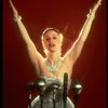 Patti LuPone as Eva Peron posing for ad for the Broadway production of the musical "Evita." (New York)