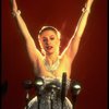 Patti LuPone as Eva Peron posing for ad for the Broadway production of the musical "Evita." (New York)