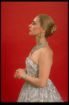 Patti LuPone as Eva Peron in studio portrait for the Broadway production of the musical "Evita." (New York)