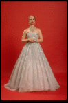 Patti LuPone as Eva Peron in studio portrait for the Broadway production of the musical "Evita." (New York)