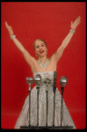 Patti LuPone as Eva Peron in studio portrait for the Broadway production of the musical "Evita." (New York)