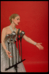 Patti LuPone as Eva Peron in studio portrait for the Broadway production of the musical "Evita." (New York)
