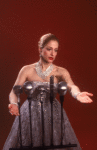 Patti LuPone as Eva Peron in studio portrait for the Broadway production of the musical "Evita." (New York)