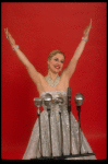 Patti LuPone as Eva Peron in studio portrait for the Broadway production of the musical "Evita." (New York)