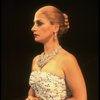 Patti LuPone as Eva Peron wearing her "Don't Cry For Me, Argentina" gown in a scene from the Broadway production of the musical "Evita." (New York)