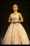 Patti LuPone as Eva Peron wearing her "Don't Cry For Me, Argentina" gown in a scene from the Broadway production of the musical "Evita." (New York)