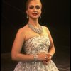 Patti LuPone as Eva Peron wearing her "Don't Cry For Me, Argentina" gown in a scene from the Broadway production of the musical "Evita." (New York)