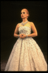 Patti LuPone as Eva Peron wearing her "Don't Cry For Me, Argentina" gown in a scene from the Broadway production of the musical "Evita." (New York)