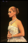 Patti LuPone as Eva Peron wearing her "Don't Cry For Me, Argentina" gown in a scene from the Broadway production of the musical "Evita." (New York)