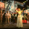 Patti LuPone as Eva Peron (C) singing "A New Argentina" in a scene from the Broadway production of the musical "Evita." (New York)