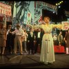 Patti LuPone as Eva Peron (C) singing "A New Argentina" in a scene from the Broadway production of the musical "Evita." (New York)