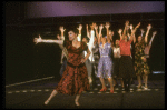 Patti LuPone as Eva Peron singing "Buenos Aires" in a scene from the Broadway production of the musical "Evita." (New York)