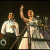 Bob Gunton and Patti LuPone as Juan and Eva Peron singing "Don't Cry For Me, Argentina" in a scene from the Broadway production of the musical "Evita." (New York)