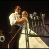 Bob Gunton and Patti LuPone as Juan and Eva Peron singing "Don't Cry For Me, Argentina" in a scene from the Broadway production of the musical "Evita." (New York)