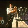 Bob Gunton and Patti LuPone as Juan and Eva Peron singing "Don't Cry For Me, Argentina" in a scene from the Broadway production of the musical "Evita." (New York)