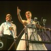 Bob Gunton and Patti LuPone as Juan and Eva Peron singing "Don't Cry For Me, Argentina" in a scene from the Broadway production of the musical "Evita." (New York)