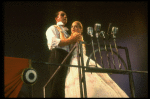 Bob Gunton and Patti LuPone as Juan and Eva Peron singing "Don't Cry For Me, Argentina" in a scene from the Broadway production of the musical "Evita." (New York)
