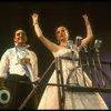 Bob Gunton and Patti LuPone as Juan and Eva Peron singing "Don't Cry For Me, Argentina" in a scene from the Broadway production of the musical "Evita." (New York)