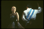 Bob Gunton and Patti LuPone as Juan and Eva Peron singing "Don't Cry For Me, Argentina" in a scene from the Broadway production of the musical "Evita." (New York)