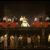Bob Gunton and Patti LuPone as Juan and Eva Peron (C) singing "Don't Cry For Me, Argentina" in a scene from the Broadway production of the musical "Evita." (New York)