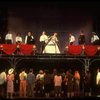 Bob Gunton and Patti LuPone as Juan and Eva Peron (C) singing "Don't Cry For Me, Argentina" in a scene from the Broadway production of the musical "Evita." (New York)