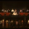 Bob Gunton and Patti LuPone as Juan and Eva Peron (C) singing "Don't Cry For Me, Argentina" in a scene from the Broadway production of the musical "Evita." (New York)