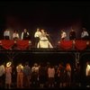 Bob Gunton and Patti LuPone as Juan and Eva Peron (C) singing "Don't Cry For Me, Argentina" in a scene from the Broadway production of the musical "Evita." (New York)