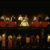 Bob Gunton and Patti LuPone as Juan and Eva Peron (C) singing "Don't Cry For Me, Argentina" in a scene from the Broadway production of the musical "Evita." (New York)