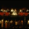 Bob Gunton and Patti LuPone as Juan and Eva Peron (C) singing "Don't Cry For Me, Argentina" in a scene from the Broadway production of the musical "Evita." (New York)