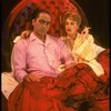 Bob Gunton and Patti LuPone as Juan and Eva Peron in bed in a scene from the Broadway production of the musical "Evita." (New York)