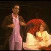 Bob Gunton and Patti LuPone as Juan and Eva Peron in bed in a scene from the Broadway production of the musical "Evita." (New York)