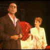 Bob Gunton and Patti LuPone as Juan and Eva Peron in bed in a scene from the Broadway production of the musical "Evita." (New York)