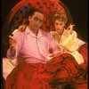 Bob Gunton and Patti LuPone as Juan and Eva Peron in bed in a scene from the Broadway production of the musical "Evita." (New York)