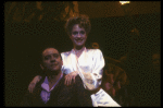 Bob Gunton and Patti LuPone as Juan and Eva Peron in bed in a scene from the Broadway production of the musical "Evita." (New York)